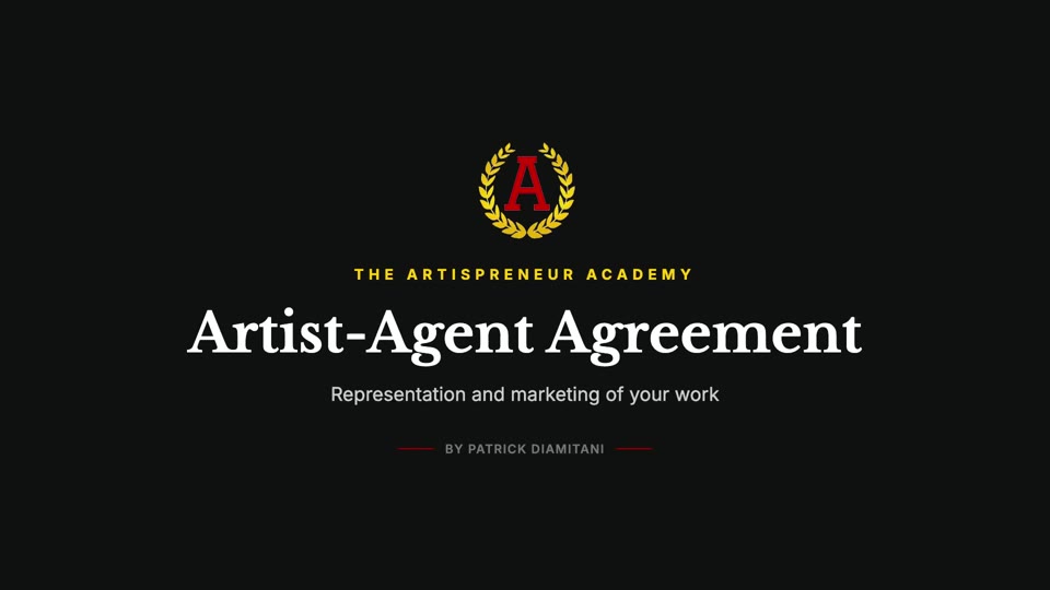 Artist-Agent Agreement