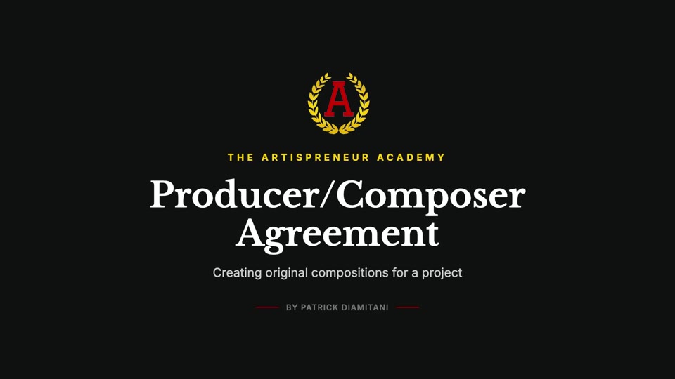 Producer/Composer Agreement