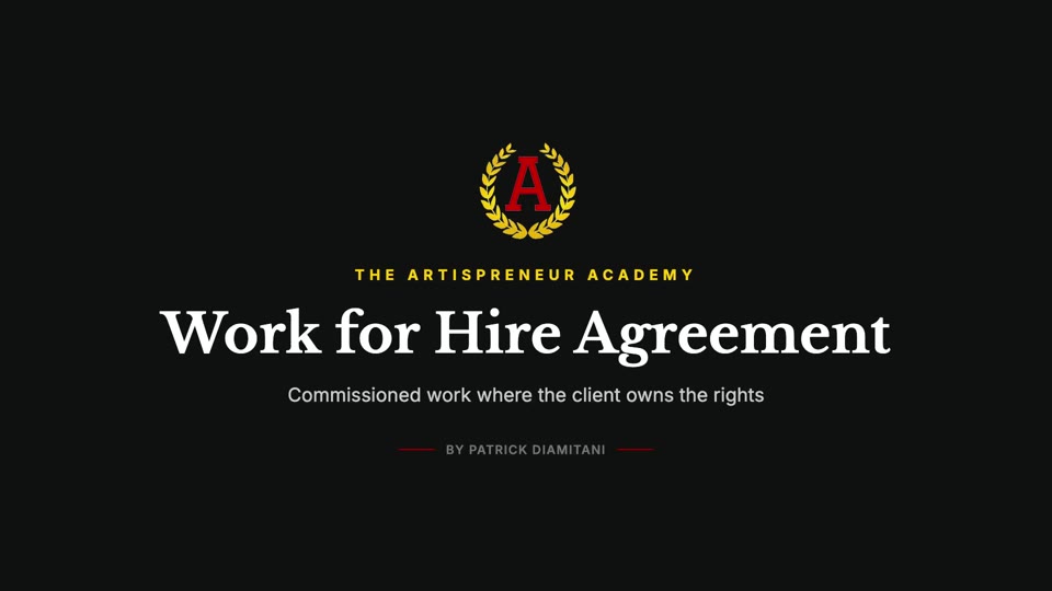 Work for Hire Agreement