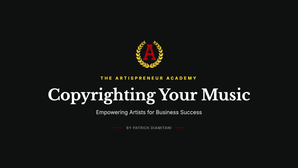 Copyrighting Your Music - Protecting Your Creative Rights